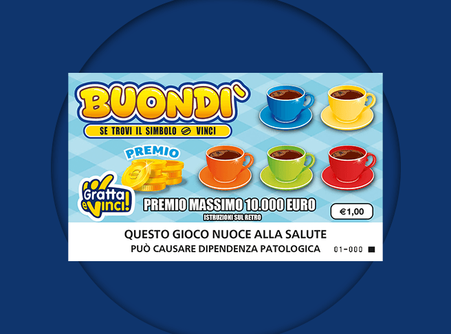 Buondì: il nuovo Gratta e Vinci cartaceo da 1€ è in ricevitori