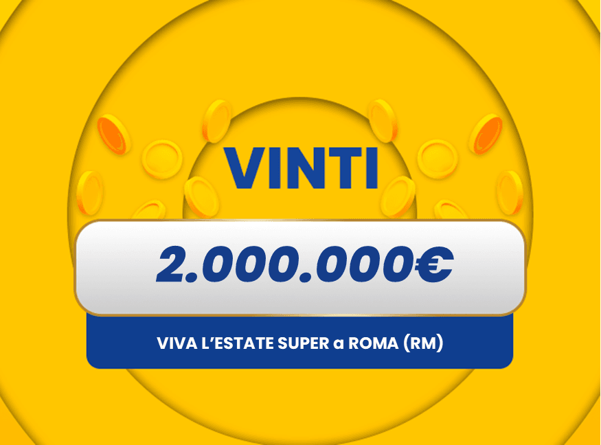 Gratta e Vinci: vincita da 2.000.000€ a Roma con il biglietto Viva l’Estate Super