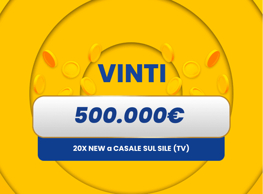 Gratta e Vinci: vincita da 500.000€ a Casale sul Sile con il biglietto 20X NEW.
