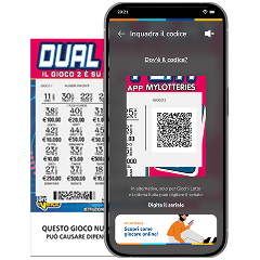 Biglietto Dual Play affiancato da uno smartphone